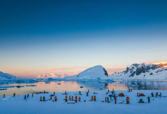 Camping overnight on the continent
