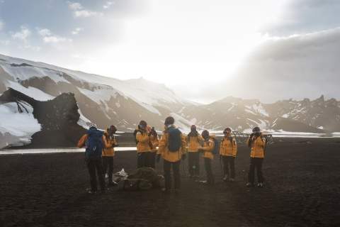 Mountaineering in the Antarctic