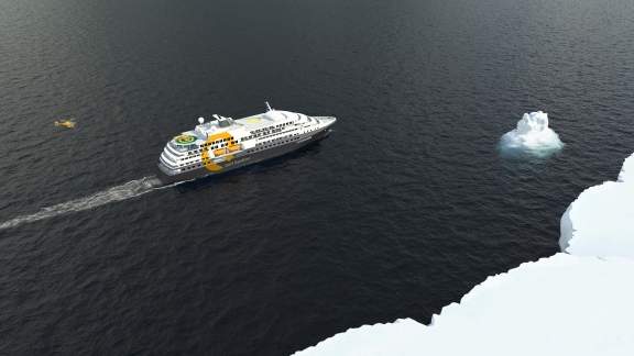 Ultramarine view from Helicopter