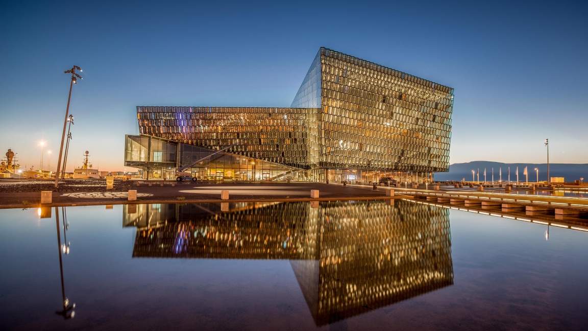 Harpa Concert Hall and Conference Centre in Reykjavík, Iceland