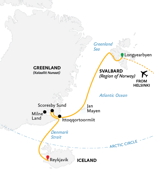 Four Arctic Islands: Spitsbergen, Jan Mayen, Greenland and Iceland